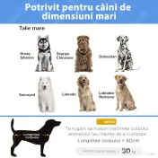 Pawhut Patut Caini – Pliant Metal & Oxford cu Geanta Transport 