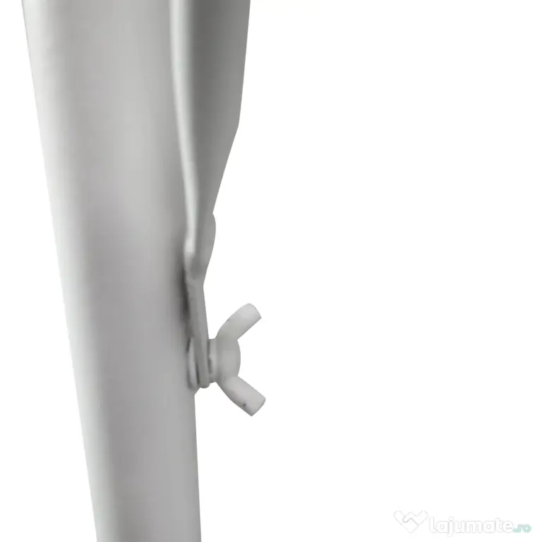 Outsunny Măsuță Suspendată pentru Balcon, Suport Reglabil pe Înălțime, Ideală pentru Spații Reduse, 60x56.5x45cm, Alb | Aosom Romania