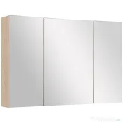 Kleankin Dulăpior de Perete pentru Baie, Mobilă cu 3 Uși cu Oglindă, 90x60x13,5 cm, Lemn | Aosom Romania 