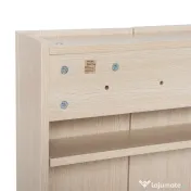 Kleankin Dulăpior de Perete pentru Baie, Mobilă cu 3 Uși cu Oglindă, 90x60x13,5 cm, Lemn | Aosom Romania 