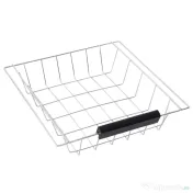 HOMCOM Cărucior de Bucătărie Multifuncțional din Lemn de Pin, 74x37x75 cm, Negru | Aosom Romania