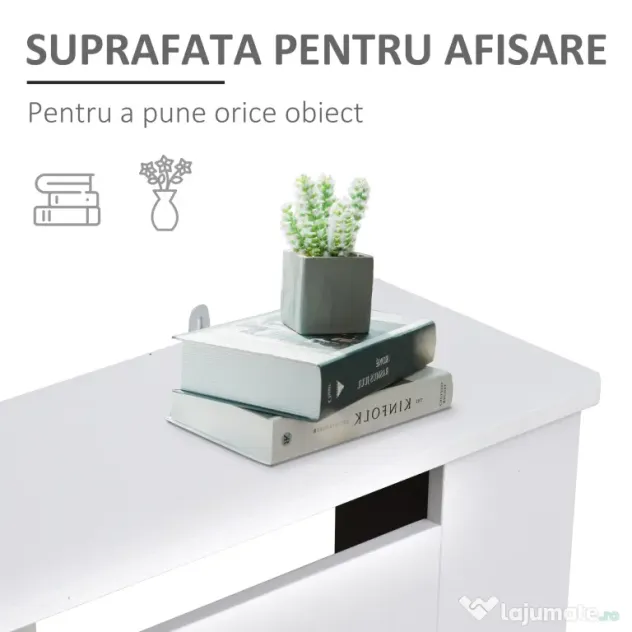 HOMCOM Carcasă Modernă pentru Calorifer din MDF Tip Grilă, 78x82x19 cm, Alb | Aosom Romania