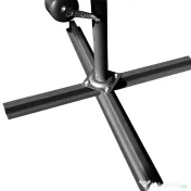 Outsunny Umbrelă de Soare Excentrică cu Bază în Cruce Inclusă, din Metal și Poliester, 3x2,5 m, Bej | Aosom Romania