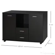 Vinsetto Dulap Mobil pentru Birou – 4 Roti