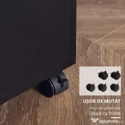 Vinsetto Dulap Mobil pentru Birou – 4 Roti