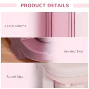 Comoda pentru depozitare, Organizare, pentru camera copilului, din PP sigur si netoxic 37x37x56.5 nuante de roz HOMCOM | Aosom Romania