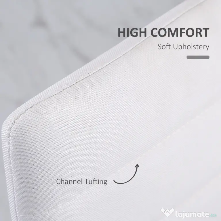Set 4 scaune bucatarie HOMCOM, scaune moi, scaune pentru bucatarie, sarcina 120kg,41 x 50 x 97cm | Aosom Romania