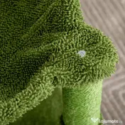 PawHut Centru de Activități pentru Pisici în Formă de Cactus, Zona de Joacă și Odihnă, 40x40x96cm, Verde | Aosom Romania