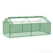 Outsunny Mini sera gradina pentru plante, sera Mica pentru Gradina pe 2 Nivele, pentru legume, fructe din PE, Verde | Aosom Romania