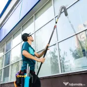 HOMCOM Kit de Curățare cu Stâlp Telescopic 3,5m și Cap Pliabil, Microfibră pentru Praf | Aosom Romania