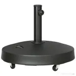 Outsunny Baza pentru Umbrela de 23.5kg con 2 Manivele si Roti