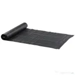 Outsunny Folie pentru Mulcire 50x2 m, Respirabilă și Anti-UV, din Polipropilenă Neagră