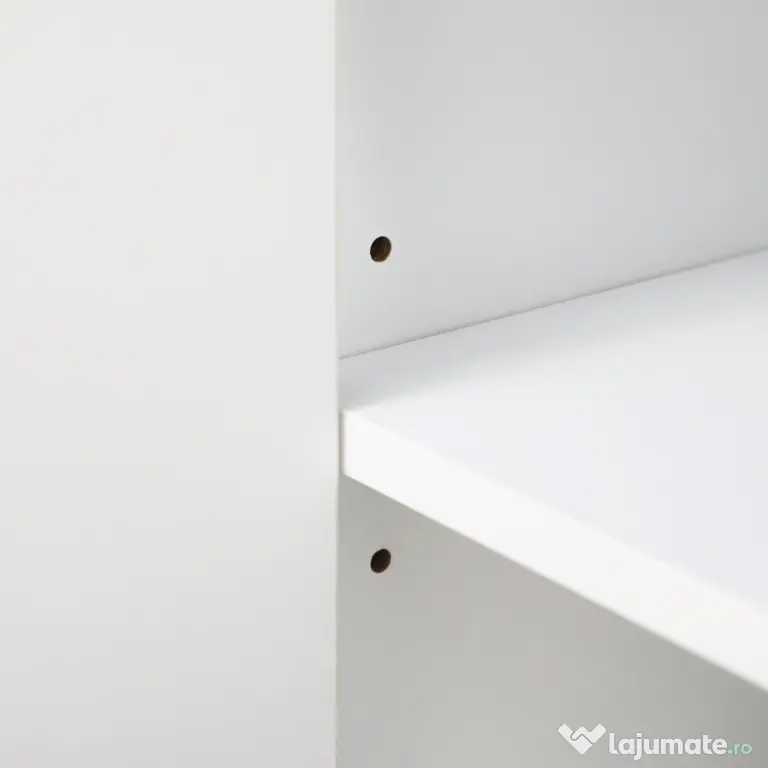 HOMCOM Bufet Modern cu 12 Rafturi, PAL, pentru Bucătărie, Sufragerie, Hol, 120x35x85 cm, Alb, Spațiu Amplu de Depozitare | Aosom Romania
