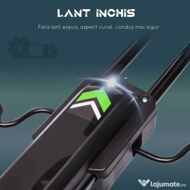 HOMCOM Kart cu Pedale pentru Copii 5-12 Ani cu Scaun Reglabil, Anvelope Gonflabile, Frână de Mână, Design de Curse, Alb și Negru | Aosom Romania