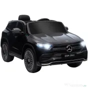 HOMCOM Mașină Electrică pentru Copii 3-8 Ani cu Telecomandă și Claxon, Negru, 111.5x69x52.5 cm | Aosom Romania 