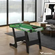 SPORTNOW Masă de Biliard Pliabilă cu Accesorii pentru Adulți și Tineri 104x55.5x68cm 