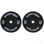 SPORTNOW 2 Placi De Greutati Olimpice De 20 kg