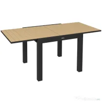 Outsunny Masă extensibilă pentru terasă, cu 4-6 locuri, 81-162 cm