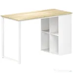 Homcom Birou PC cu 4 Rafturi Deschise 120×54×75 cm