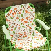 AIYAPLAY Set de Mobilier de Grădină din 4 Piese cu Masă, Scaune și Umbrelă de Soare Reglabilă, 50xΦ49,5 cm, Verde | Aosom Romania 
