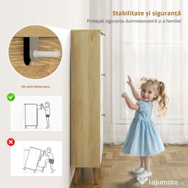 HOMCOM Dulap de pantofi subțire modern cu 3 sertare rabatabile pentru 24 de perechi de pantofi, Alb | Aosom Romania