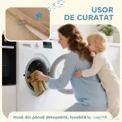AIYAPLAY Set 8 Construcții Moi pentru Copii 0-3 Ani de Interior, din Catifea și Spumă PU Portocaliu | Aosom Romania