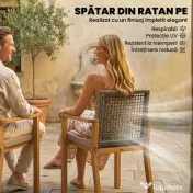 Outsunny scaune set exterior casă de vară bănci confortabile pereche relaxare | Aosom Romania