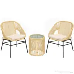 Outsunny bistro mobilier ratan polyrattan | Aosom Romania