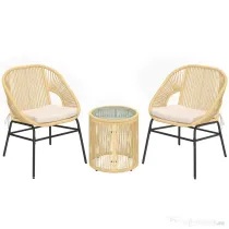 Outsunny bistro mobilier ratan polyrattan | Aosom Romania
