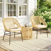 Outsunny bistro mobilier ratan polyrattan | Aosom Romania 