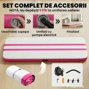 SPORTNOW airtrack saltea platformă artistică acrobatică | Aosom Romania