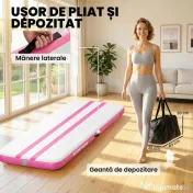 SPORTNOW airtrack saltea platformă artistică acrobatică | Aosom Romania