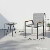 Outsunny bistrou set balcon terasă | Aosom Romania 