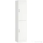 HOMCOM Bibliotecă Înaltă 180 cm, Raft Modern cu 5 Niveluri Reglabile, Mobilier Independent pentru Living, Dormitor, Birou, Alb