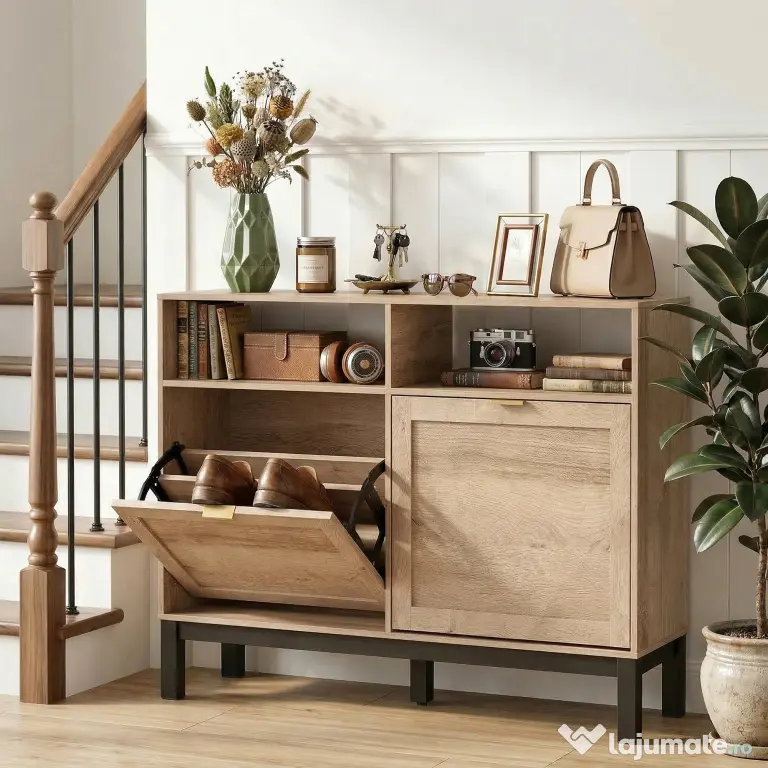 HOMCOM dulap pantofi compact | Aosom Romania
