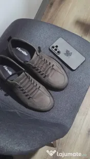 Pantofi Marelbo casual "994 bufo kaki" (de barbati, marime 41) 