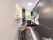 Rezidential Investitional, renovat,echipat, etaj 2, design 