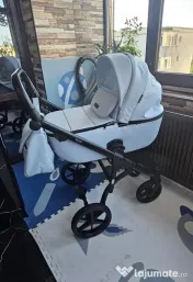 Carucior 3in1 Nola Adamex Natura Collection cu scoica testata Adac 