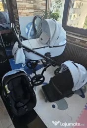 Carucior 3in1 Nola Adamex Natura Collection cu scoica testata Adac 