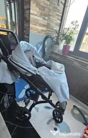 Carucior 3in1 Nola Adamex Natura Collection cu scoica testata Adac 