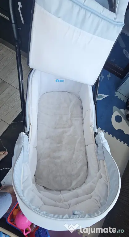 Carucior 3in1 Nola Adamex Natura Collection cu scoica testata Adac
