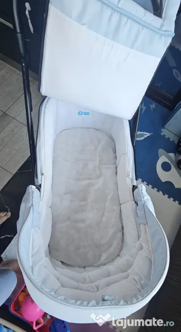Carucior 3in1 Nola Adamex Natura Collection cu scoica testata Adac