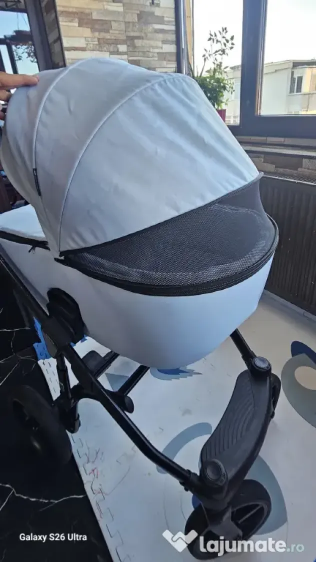 Carucior 3in1 Nola Adamex Natura Collection cu scoica testata Adac