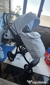 Carucior 3in1 Nola Adamex Natura Collection cu scoica testata Adac 