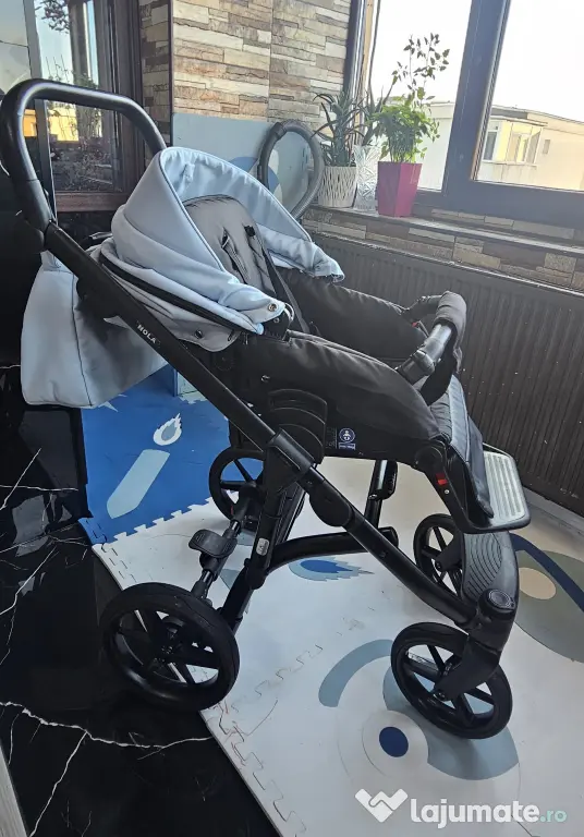 Carucior 3in1 Nola Adamex Natura Collection cu scoica testata Adac