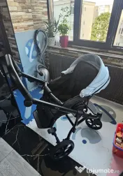 Carucior 3in1 Nola Adamex Natura Collection cu scoica testata Adac 