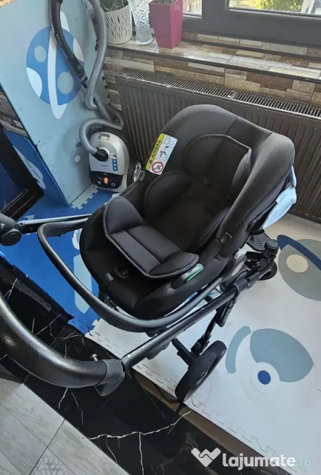 Carucior 3in1 Nola Adamex Natura Collection cu scoica testata Adac