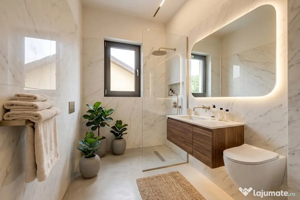 Casa se preda finisata - 4 bai -3 dormitoare - curte - parca