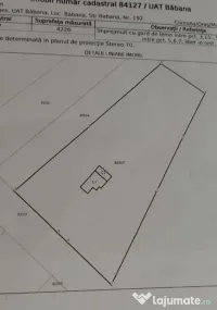 Teren 4226 mp si casa de renovat in loc. Babana, jud. Arges 