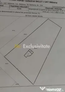 Teren 4226 mp si casa de renovat in loc. Babana, jud. Arges